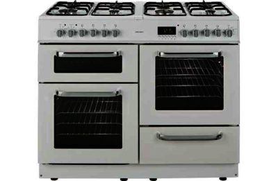 Bush BCLU100DFW Dual Fuel Cooker- White